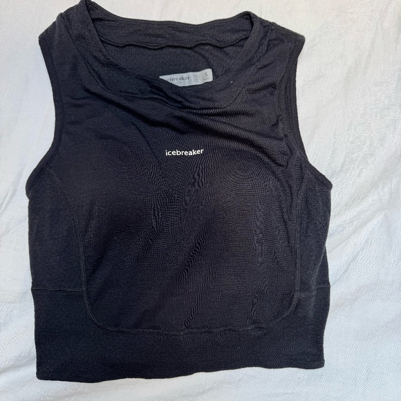 Icebreaker Merino Sports Bra Tank / Crop Top - Picture 1 of 4